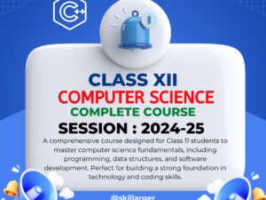 COMPUTER SCIENCE , CLASS XII